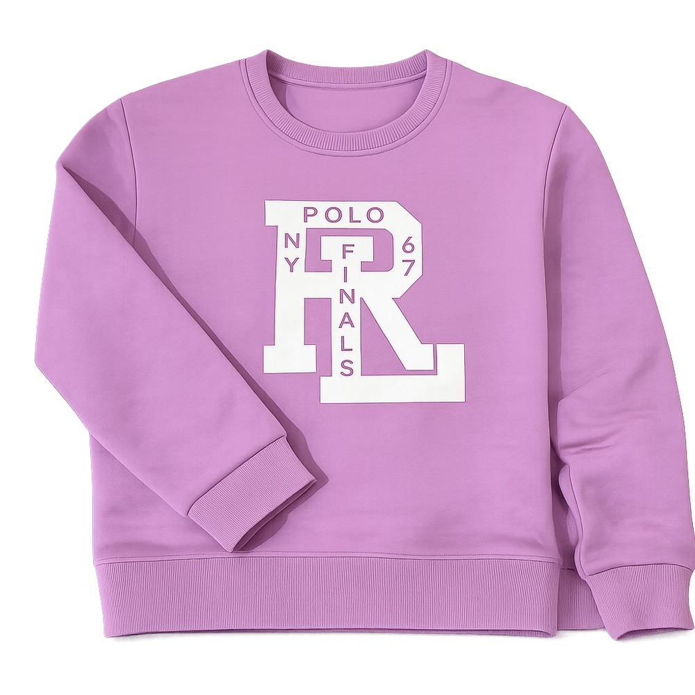 Women Polo Ralph Lauren RL-Logo Fleece Crewneck Sweatshirt